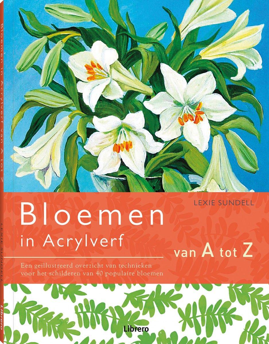 Bloemen in acrylverf van A tot Z Librero b.v.