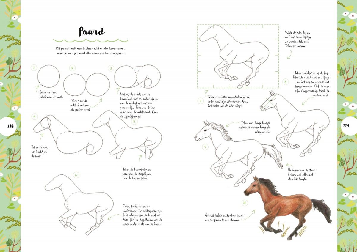 Wonderbaar Dieren tekenen in 10 stappen - Librero b.v. JW-64
